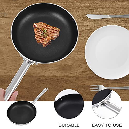 Poêle antiadhésive induction HEMOTON de cuisine compatible feu direct