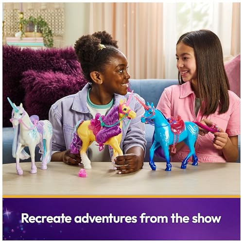 Unicorn Academy, Poder de Amistad Leaf con Silla y Brida miniatura 5