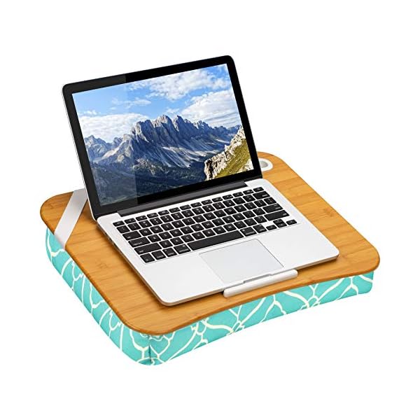 LapGear Designer-Schreibtisch mit Handyhalterung und Gerätekante, für bis zu 15,6 Zoll (39,6 cm) große Laptops (Style Nr… – Bild 3