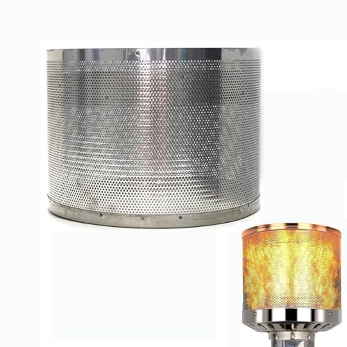 Cubierta de red para quemador de calentador de patio al aire libre, pantalla emisora de repuesto para calentadores de gas, se adapta a la mayoría de modelos (275 mm), accesorio esencial duradero y