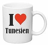 keramik fra tunesien I Love Tunesien Kaffee Tasse diese Kaffee Tasse ist der ideale Begleiter im Büro, beim Frühstück oder zur Tea Time
