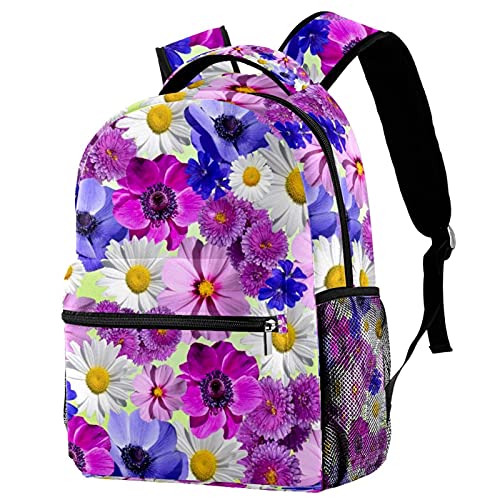 Sac à dos décontracté au motif losange coloré rouge vert jaune dynamique