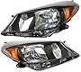 DNYSYSJ Headlight Assembly Set 2012 2013 2014 ToyotaYarisVitz Headlights Assembly Pair Headlamp Light Front Left Right Headlamps (Headlight Assembly Set)