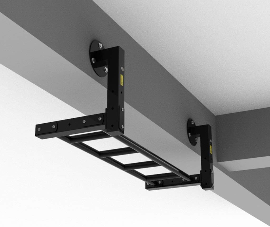 Hua Heavy-Duty Wall-Mounted Horizontal Bar, Safety Steel, Home Gym Multi-Purpose Muscle Strength Training Equipment, Load 300kg, Length 98cm/211cm/314cm (Size : 98x32x35cm)