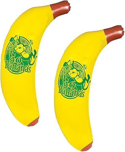 Miniatura 2 de The Dreidel Company Inflable de plátano gigante, grandes premios de rifa, actividades en la piscina y la playa, decoraciones de fiesta, 48 pulgadas