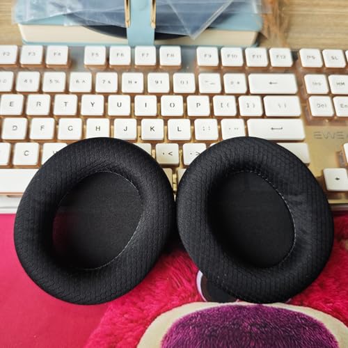 Arctis Pro Reemplazo de almohadillas para SteelSeries Arctis 1, 3, 5, 7, 9 Auriculares, cojines de tela de malla para auriculares inalámbricos Arctis Pro (Negro) miniatura 6