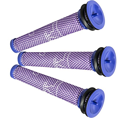 NeBatte 3x lavable pré moteur bâton filtre 3 pièce pour Dyson DC58 DC59 DC62 DC74 V6 V7 V8 SV03 SV05 SV06 SV09 965661-01 Animal aspirateur portatifs à main