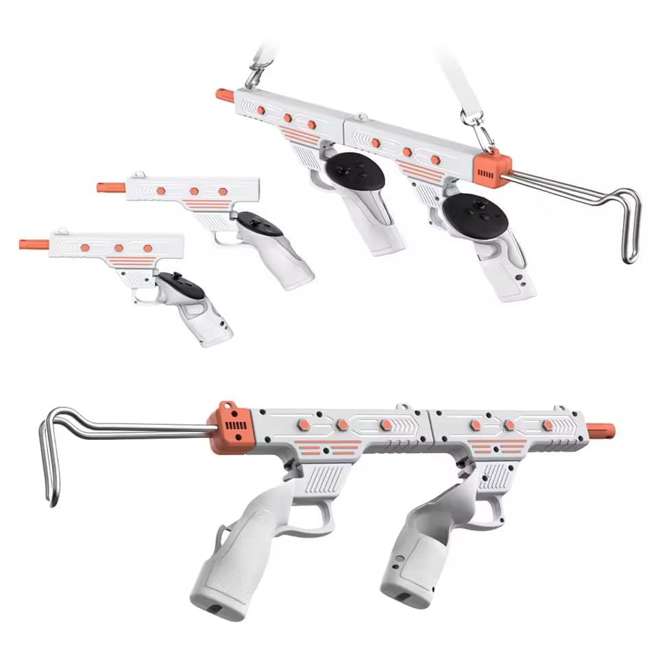 new world vr dual-mode gaming gun for meta quest 3/3s,vr shooting game accessories for meta quest 3/3s vr glasses