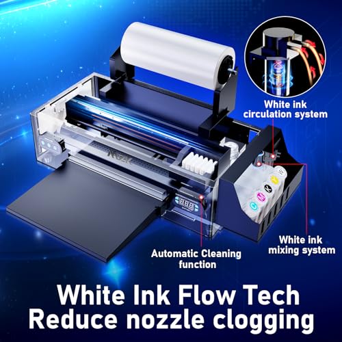 Mzk MZK-A3+R R1390 Dtf Transfer Printer With Roll Feeder,L1800 Printhead A3 Dtf Printer For Different Fabrics,Built-In White Stirring System,Gift Hoodies And T-Shirts thumb #7