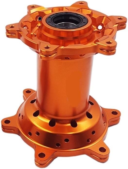 CNC Machined Front Rear Hub 36 Holes Rims Spokes Motorcycle Fit For KT HU SXF 2016-2022 GA 2021-2023(Rear-Black)