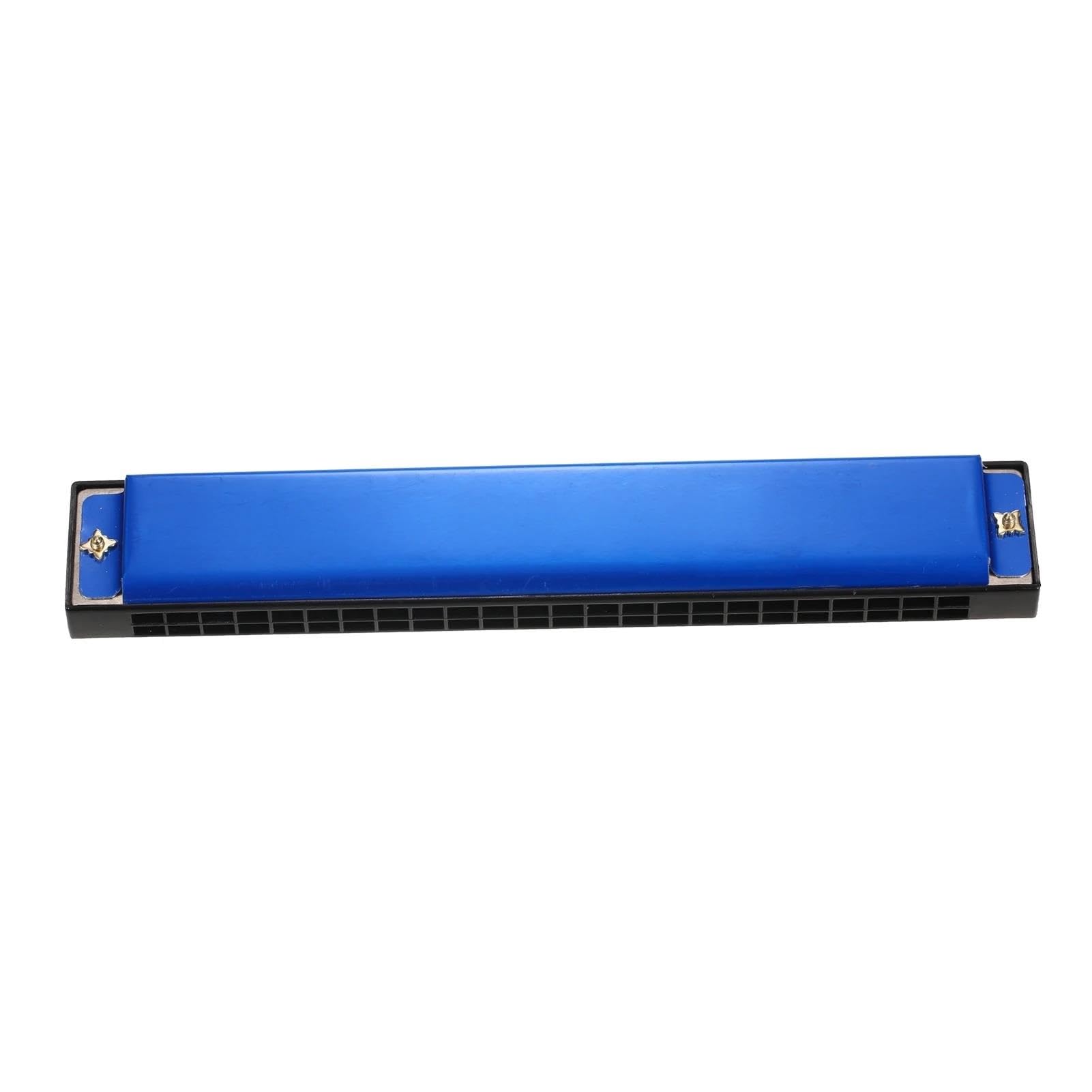 armonica a bocca professionale Armonica Arpa Professionale Armonica Chiave Di C 24 Fori Polifonia Armonica Diatonica Con Custodia Per Blues Folk Jazz Pop(Blue)