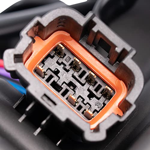 Image of TRQ Driver and Passenger Side Headlight Assembly Set Compatible with 14-17 Infiniti Q50 without Adaptive Headlights LED Only