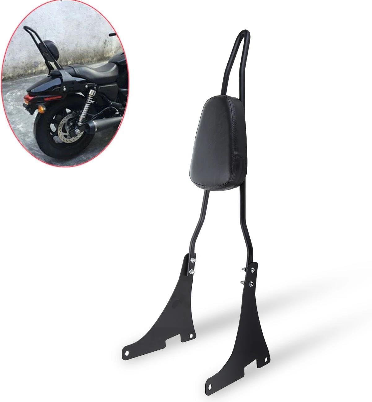 に適合する スポーツスター 883 1200 用 バイク用ラゲッジラック リアパッセンジャーバックレスト クッションパッド