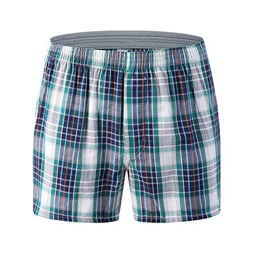 Herren Pyjamahose Kurz Schlafanzughose Baumwolle Loungewear Freizeithose...