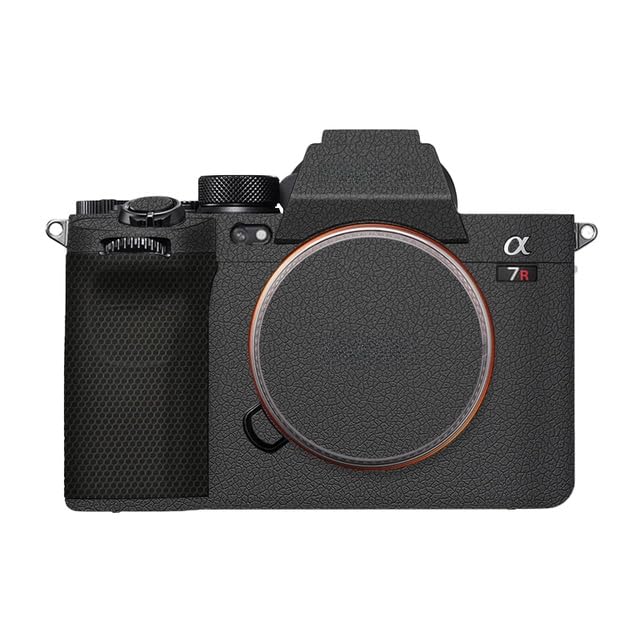 Anti-Scratch Camera Cover Skin Sticker for Sony Alpha A7RV A7R5 A7RM5 Protector Vinyl Film Skin Protective Decoration (Leather Black)