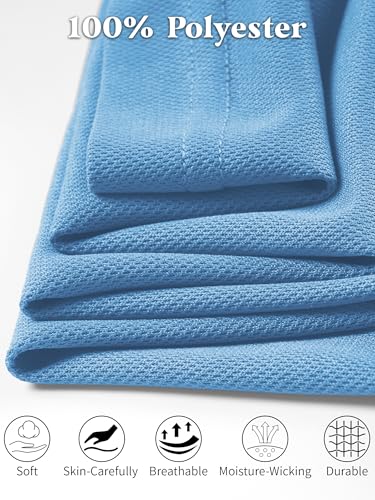 QBK 2T-16Y Boys' School Uniform Pique Polo Kids Performance Neon Short Sleeve Collared Golf Shirt for Toddler to Youth3