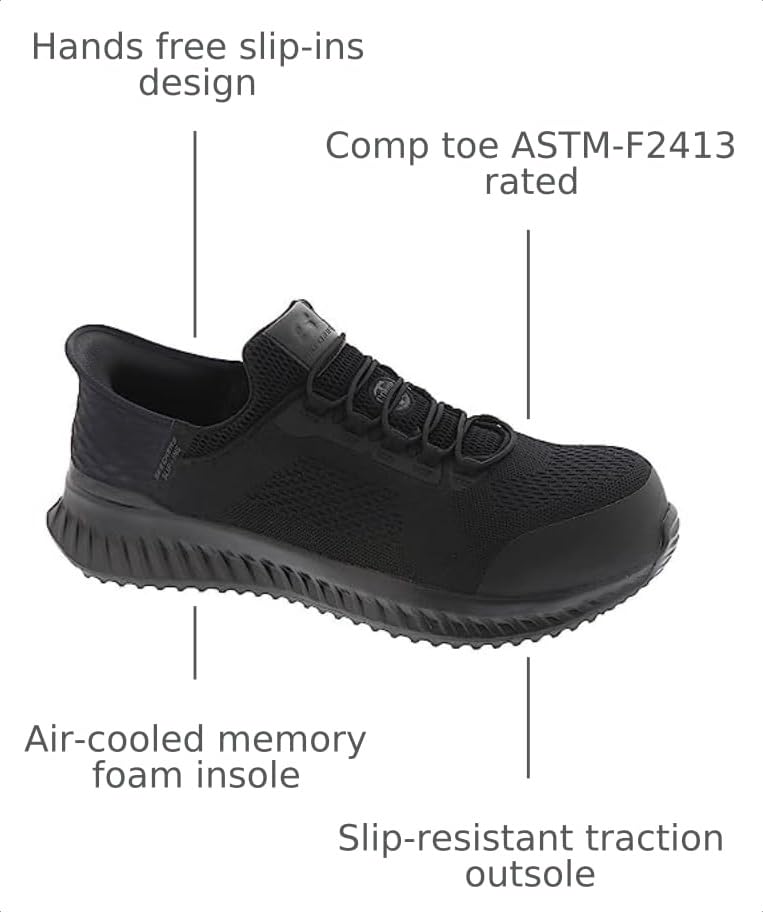 Image of Skechers Men's Hands Free Slip-ins Tilido Fletchit Comp Toe