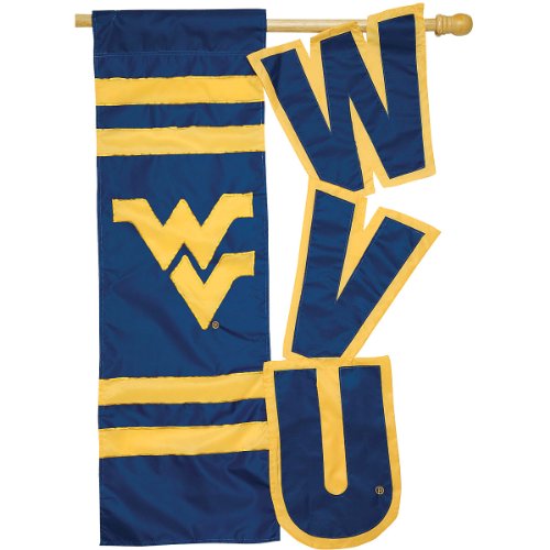 Drapeau West Virginia University Evergreen sculpte pavillon exterieur pour mât