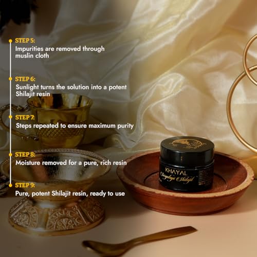 Image of Khayal Suryatapi Shilajit /Shilajeet - 50gm | 500mg / Serving|Pure Himalayan Resin | Boosts Energy, Immunity & Holistic Wellness | For Men and Women|Pack of 1