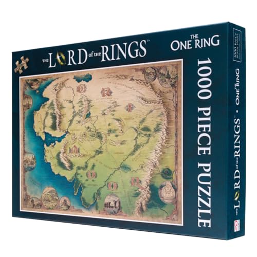The One Ring: Map of Eriador 1000 Piece Jigsaw Puzzle