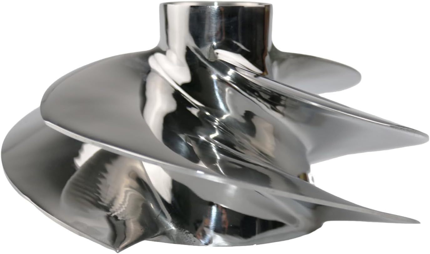 Water-Jet Propulsion Impeller，4-Blade for Seadoo RXP/RXT-X 300/GTX Limited 300/GTR 230/GTX 230/RXT-230/WAKE PRO 230HP, Ultimate Speed & Acceleration, Replaces Solas SX4-CD-11/16 (Polished)