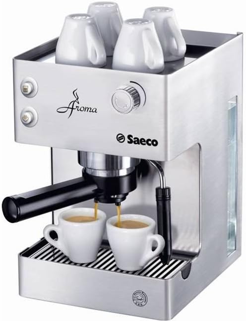 Saeco - Cafetera Espresso Aromainox Ri937601 Manual, 15 Bares,Deposito Agua  2,5L, Tubo Vapor Plastico, Calienta Tazas. Inox. : Amazon.es: Hogar y cocina