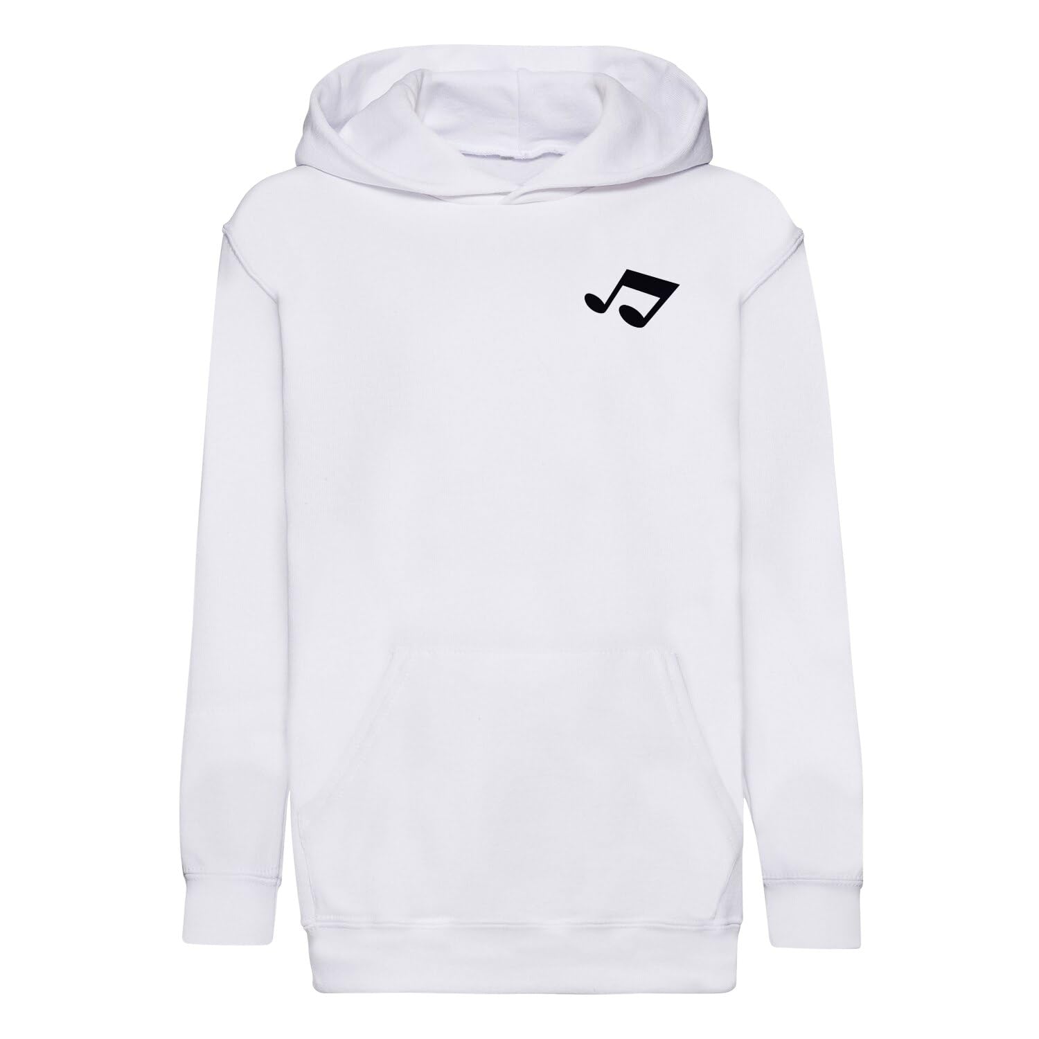 Sweat à capuche enfant deux croches idée cadeau musique et solfège - 4