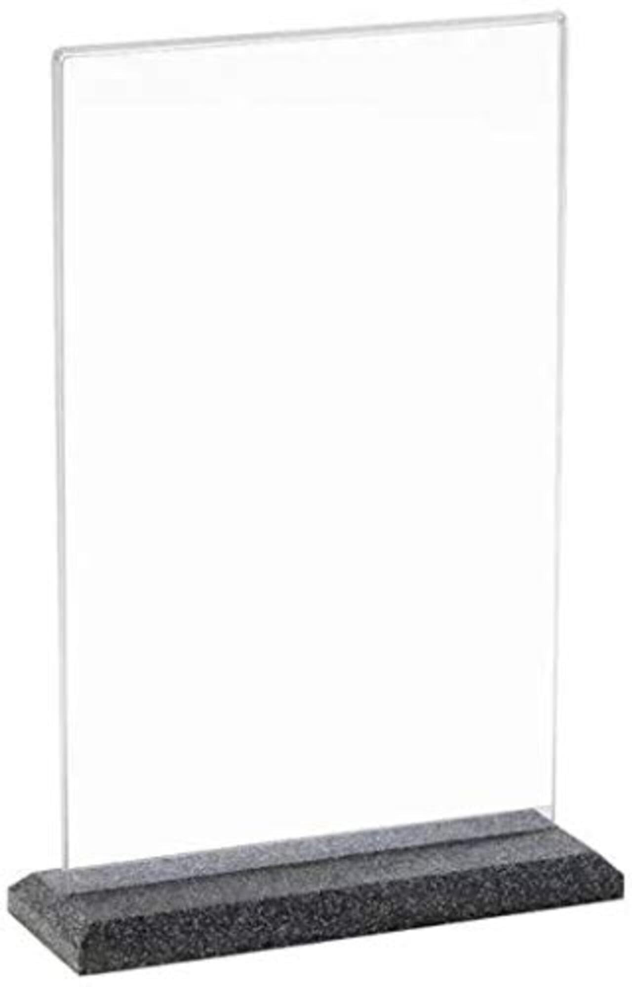 CAL-MIL 650-17 Deluxe Card Holder Charcoal 4 x 6