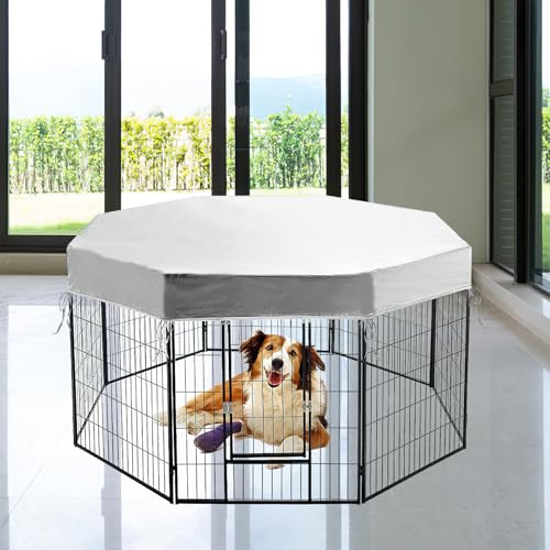 Housse imperméable Oxford anti-UV pour préserver la cage à chien du soleil - 8