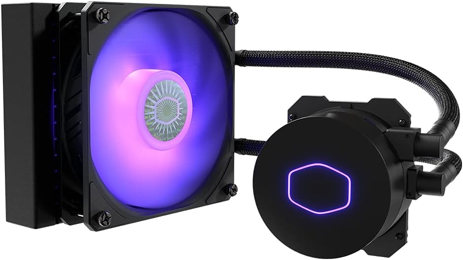Cooler Master MasterLiquid ML240L RGB V2 CPU Liquid Cooler - Black | Support Intel & AMD CPU Socket AM5, AM4, AM3, LGA1700, 1200, 2066, 1151 | 3rd Gen Dual Chamber Pump | 240mm Close-Loop AIO