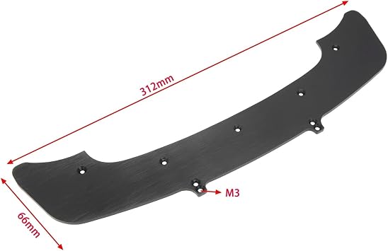 Rcクローラーバンパー Compatible With Arrma For Infraction 6S For BLX 1/7 RCカーアップグレードパーツアクセサリーアルミフロントバンパー（取り付けネジ付き）