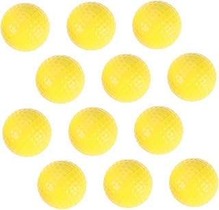STOBOK 12pcs Golf Foam Ball Fling Golf Kids Golf Playset Accessories Training Toy Balls Practice Balls Household Training Balls Lightweight Golfing Balls Indoor Golfing Practice Balls Toy