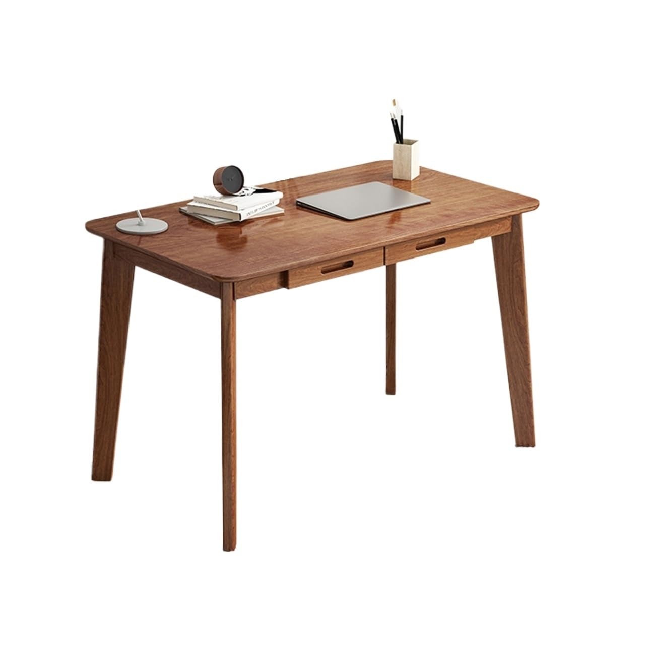 EINES Desk Game Table Home Office Desk Modern Minimalist Office Desk Home Laptop Table Study with Storage Drawer Workstation(C,100cm)