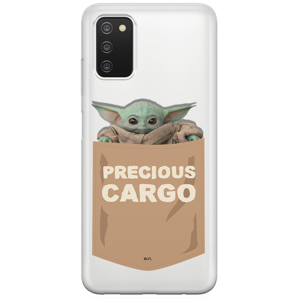 ERT GROUP mobile phone case for Samsung A03S original and officially Licensed Star Wars pattern Baby Yoda 030 optimally adapted to the shape of the mobile phone, partially transparent