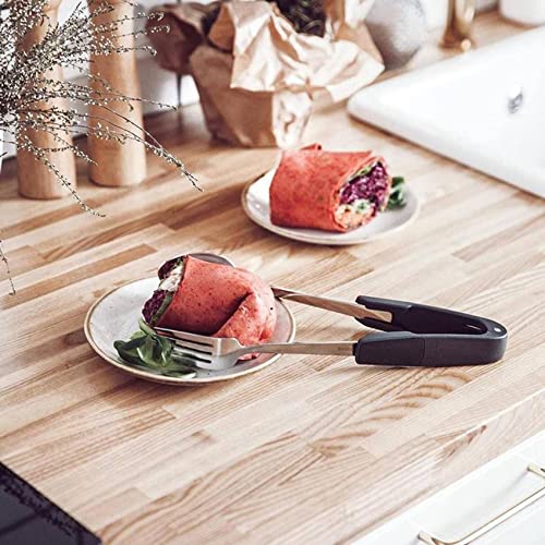 ZHIZAIHU 2X Any Tongs BBQ Clip Cutlery Clip Food Tongs No-Stick Food Clip BBQ Tongs Brot Clamp Cake Clip Geschirr