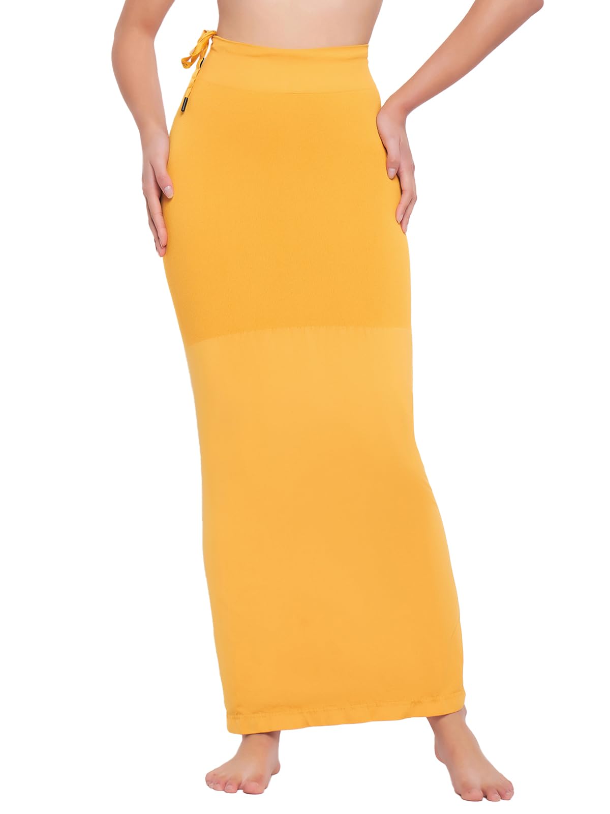 Women's Saree Shapewear with Drawstring (SW0048P07_Yellow_XL)-image-33