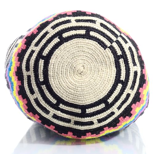Image of WYOU Designer Collection Wayuu Hand-Woven Macrame Purse, Raffia Handbag, Classy Summer Crossbody Bags for Women, Medium