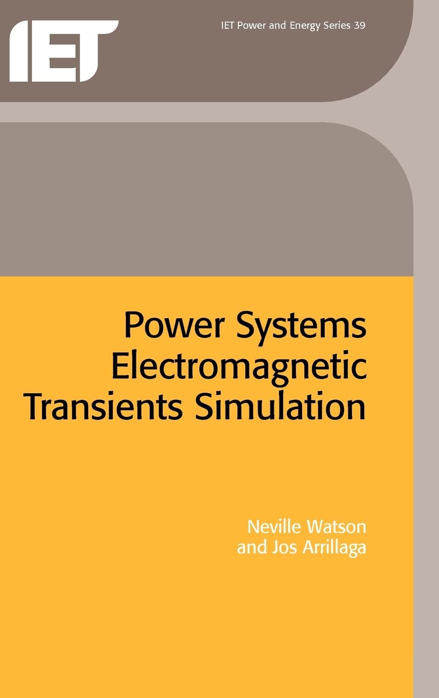 Buy Power Systems Electromagnetic Transients Simulation — BookShops.in