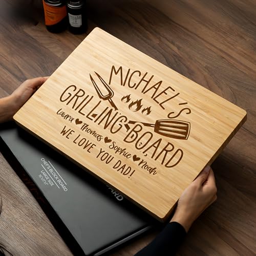 Tabla de cortar rectangular personalizada de madera para parrilla miniatura 7
