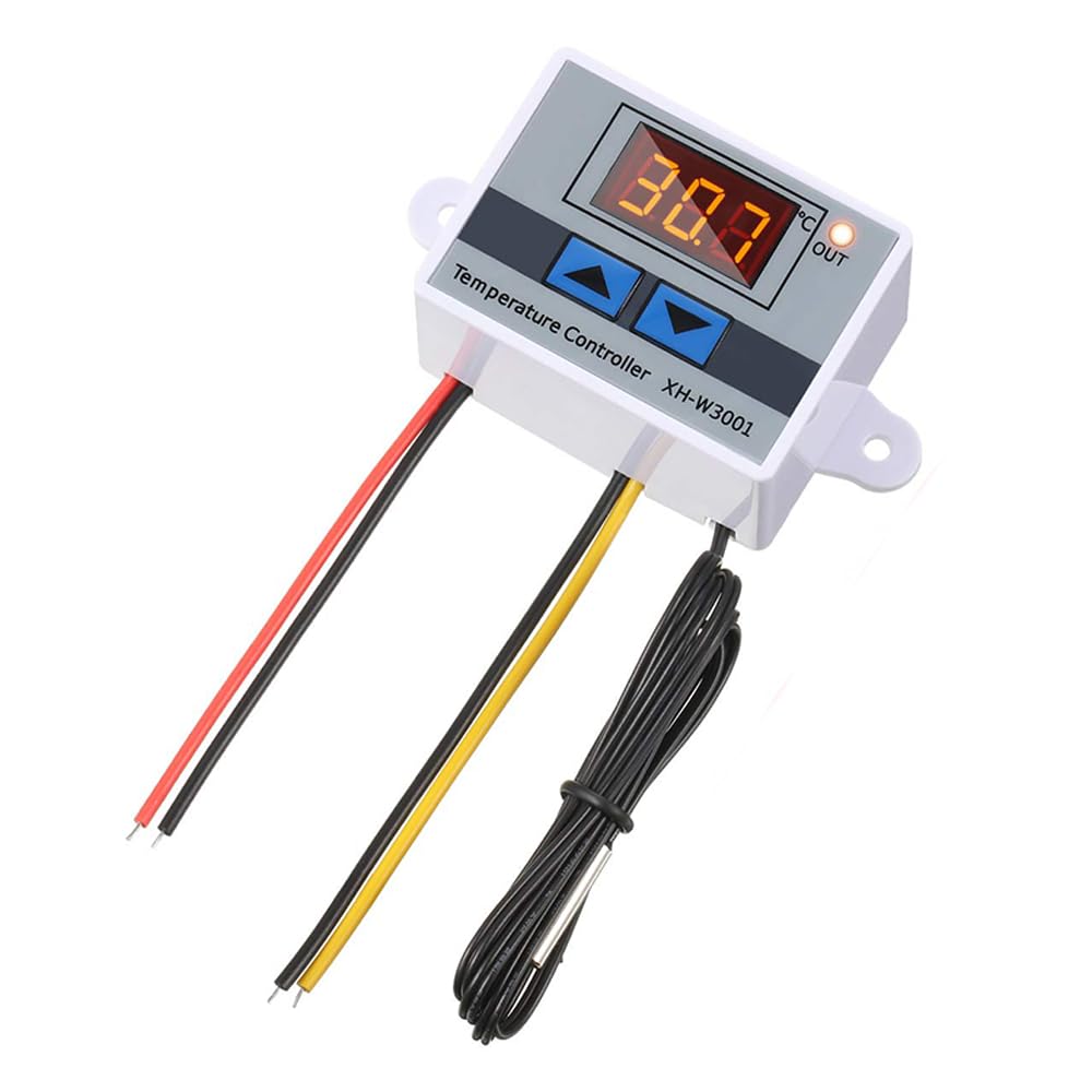 XH-W3001 Digital Temperature Controller Thermostat Switch AC 220V 1500W NTC Sensor for Heating Cooling Automation