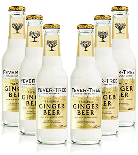 Fever-Tree Ginger Beer – 6 x 200 ml = 1200 ml – incl. Pfand MEHRWEG