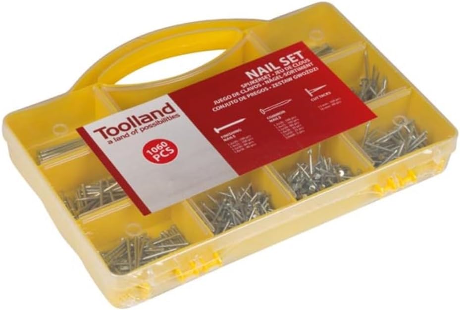 Tool Agricultural HAS13 Nails Assortment 1060 Pieces)