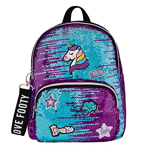 Footy Mochila Paseo Patches Turquesa Cover
