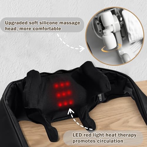 Joyset Cordless Neck and Shoulder Massager with Heat 4D Shiatsu Kneading - image 9