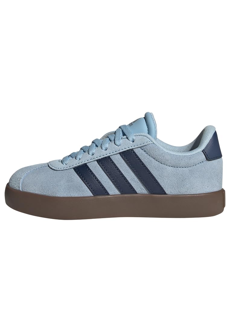 adidas Unisex Kids Vl Court 3.0 Kids Shoes, Clear Sky/Night Indigo/GUM5, 1 UK