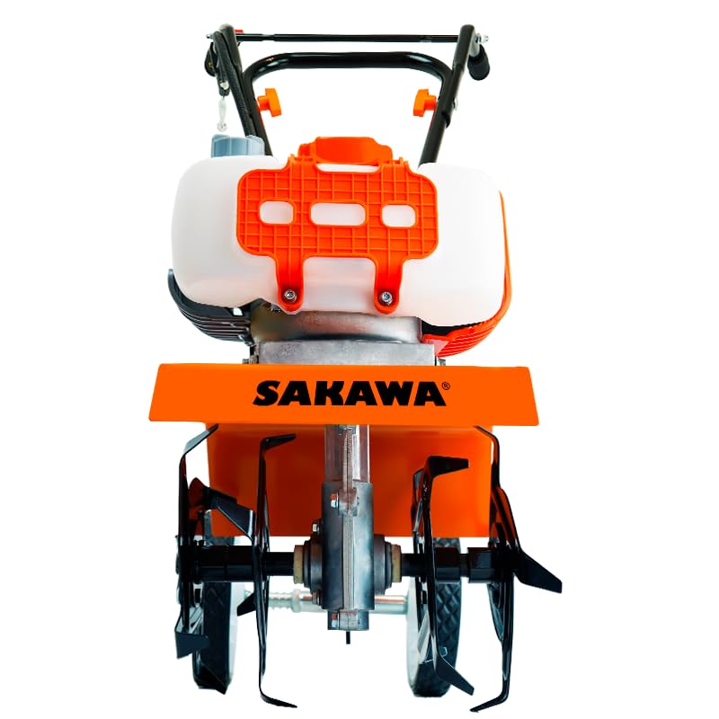 SAKAWA Motoazada Mini compacta Motor Gasolina + Aceite
