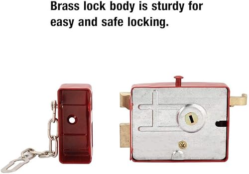 Miniatura 9 de Cerradura de borde de cerrojo resistente al agua, pestillo de noche, puertas verticales con bisagras antioxidantes para puerta de madera puerta de