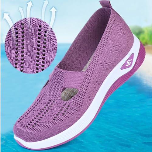 Bemoda Orthopedic Shoes, Women's Casual Breathable Slip On Orthopedic Walking Sneakers, Comfortable Non-Slip Soft Sole Mesh Orthopedic Shoes2