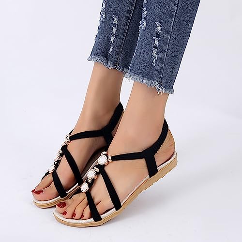 Pantoufles de douche femme et flip flop bleues légères - 7