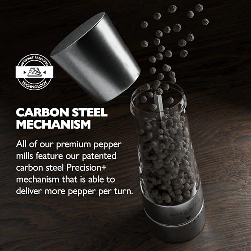 Image of Cole & Mason Derwent Pepper Grinder - Gifts for Cooks - Culinary Chef Gifts - Stainless Steel Mill Includes Gourmet Precision Mechanism and Premium Peppercorns - Pepper Mill, Stainless Steel